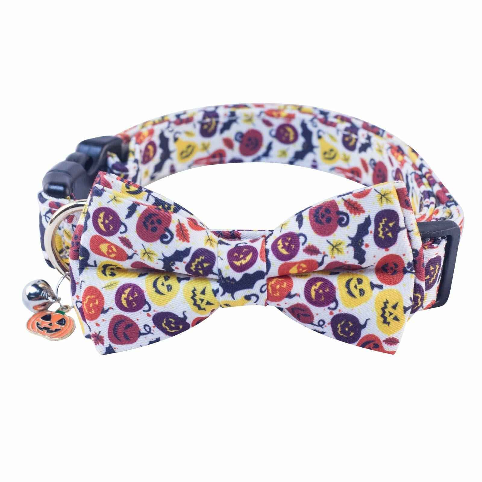 NISIYE Dog Bowtie Collar Soft Adjustable Blue with Metal Buckle for Pets