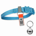 NaviTagi Cat Breakaway Reflective Soft Collar XS with Light Tag Bell Adjustable
