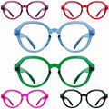 BLUELESS 6-Pack Oversized Reading Glasses +3.50 Metalless Screwless Spring