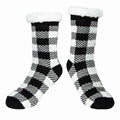 Kiddokids Women's Fuzzy Slipper Socks with Grippers Warm Cozy - One Size