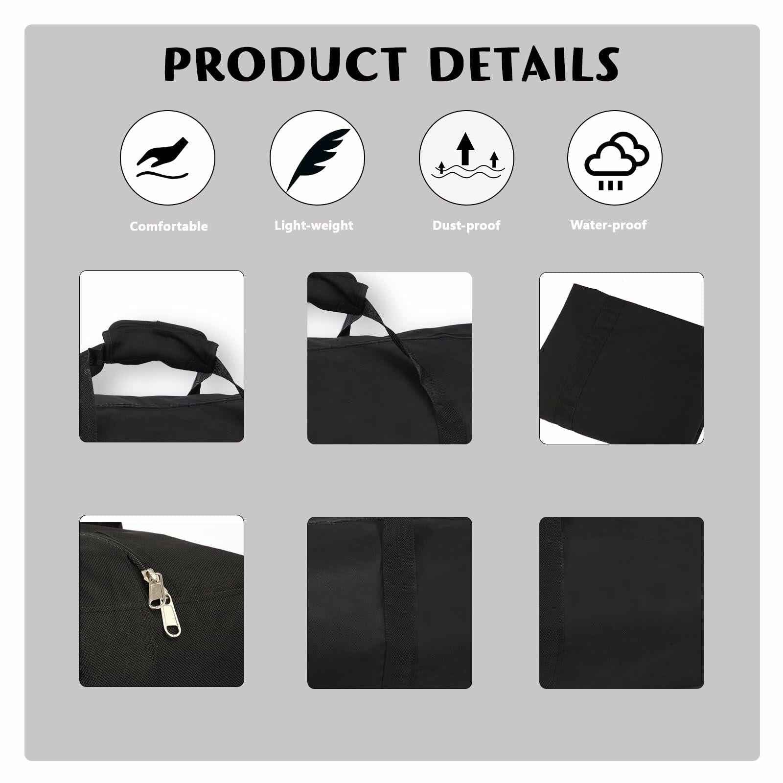 AYIXITIELU Waterproof 31.5in Starting Blocks Storage Bag, Heavy-Duty, Black