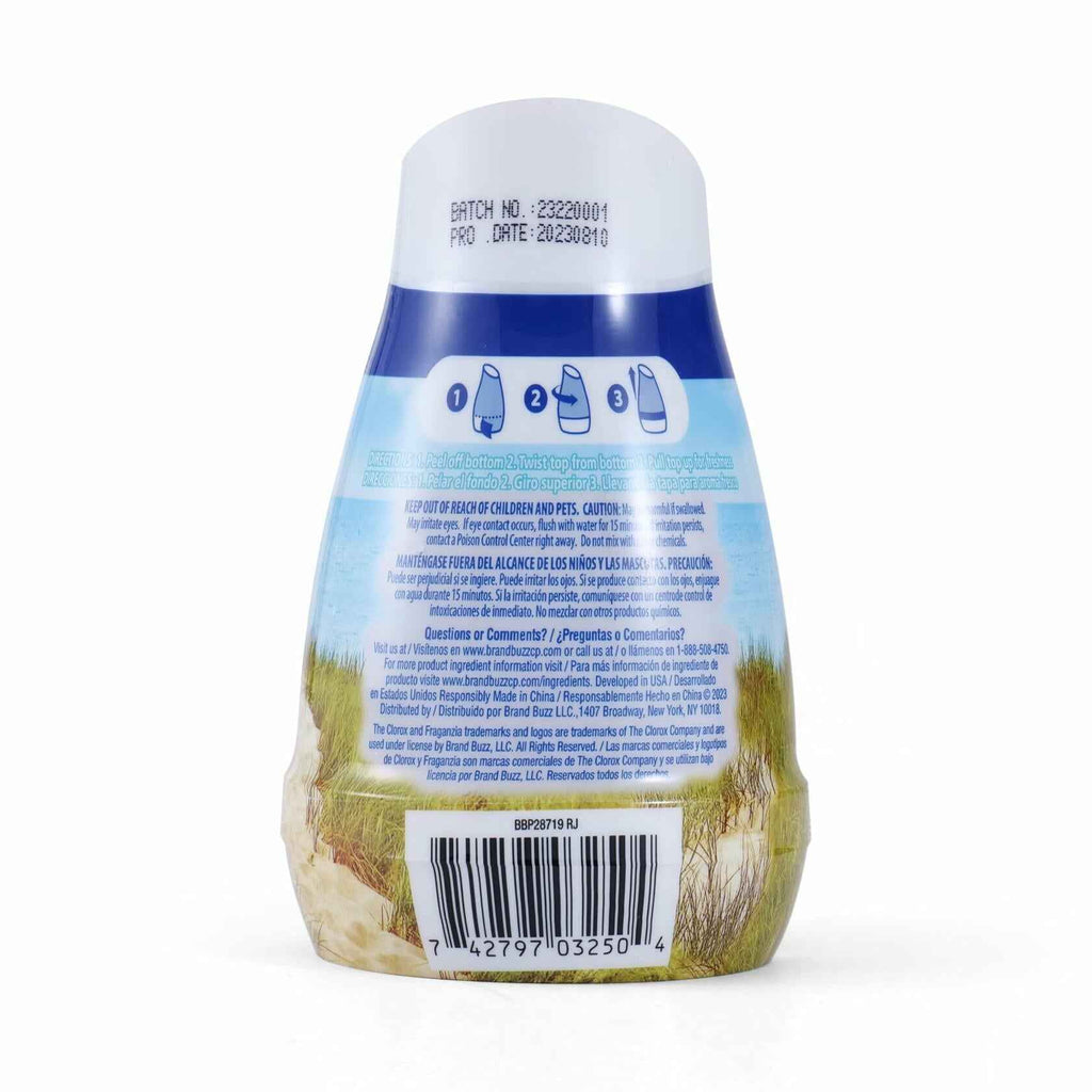 Clorox Fraganzia Cone Gel Air Freshener 6oz Fresh Ocean Breeze 1 Pack