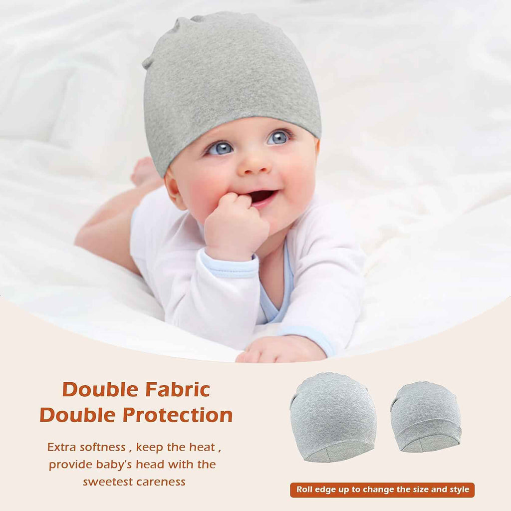 Zando Baby Pink Beanie Hat Soft Knit Winter Cap Size 12-18 Months