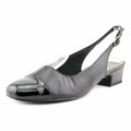 [Like New] Trotters Womens Dea Black Extra Narrow Slingback Heels Size 7