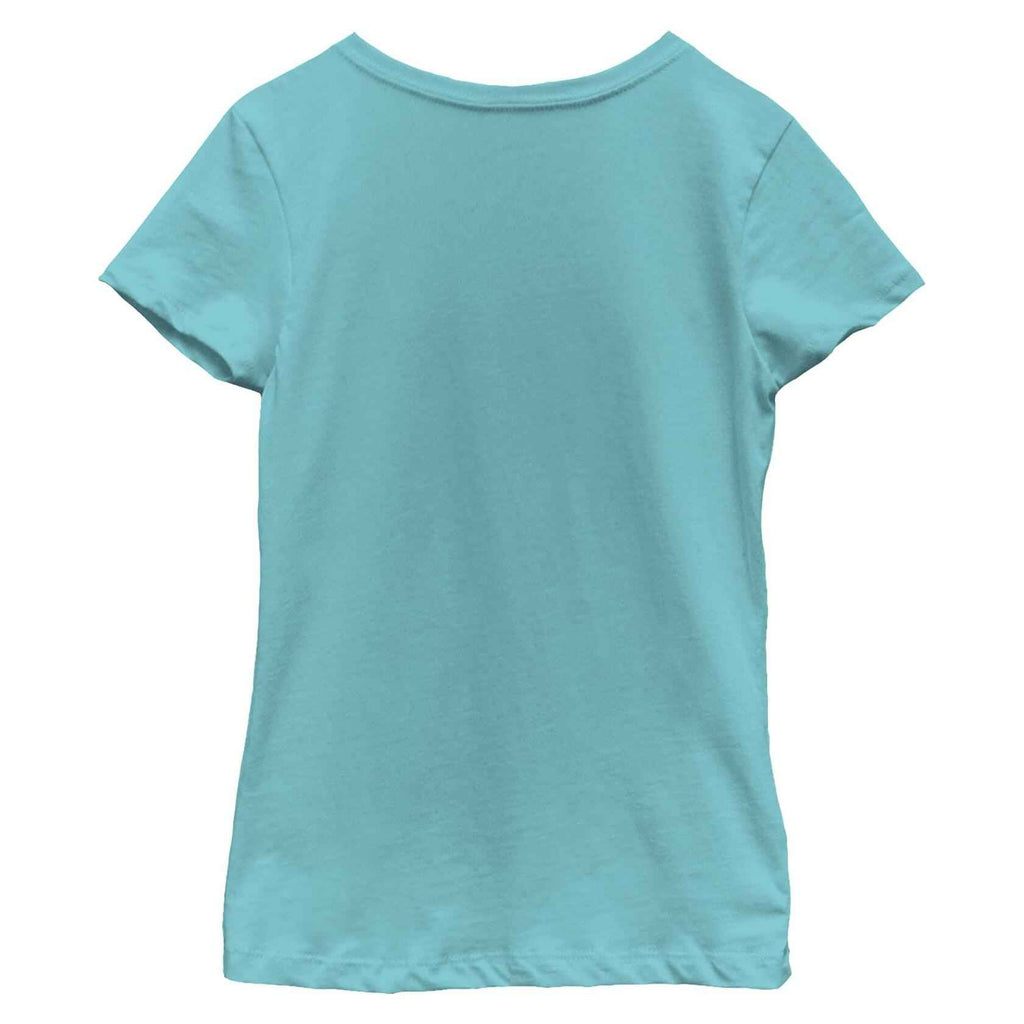 Disney Girl's Best Day T-Shirt Medium Tahiti Blue Girls Apparel