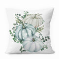 Wheatwin 18x18 Fall Coquette Throw Pillow Cover Pumpkin Retro Decor