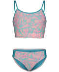 Under Armour Girls Two-Piece Bikini Set Pink Sugar Lava Size 4 US