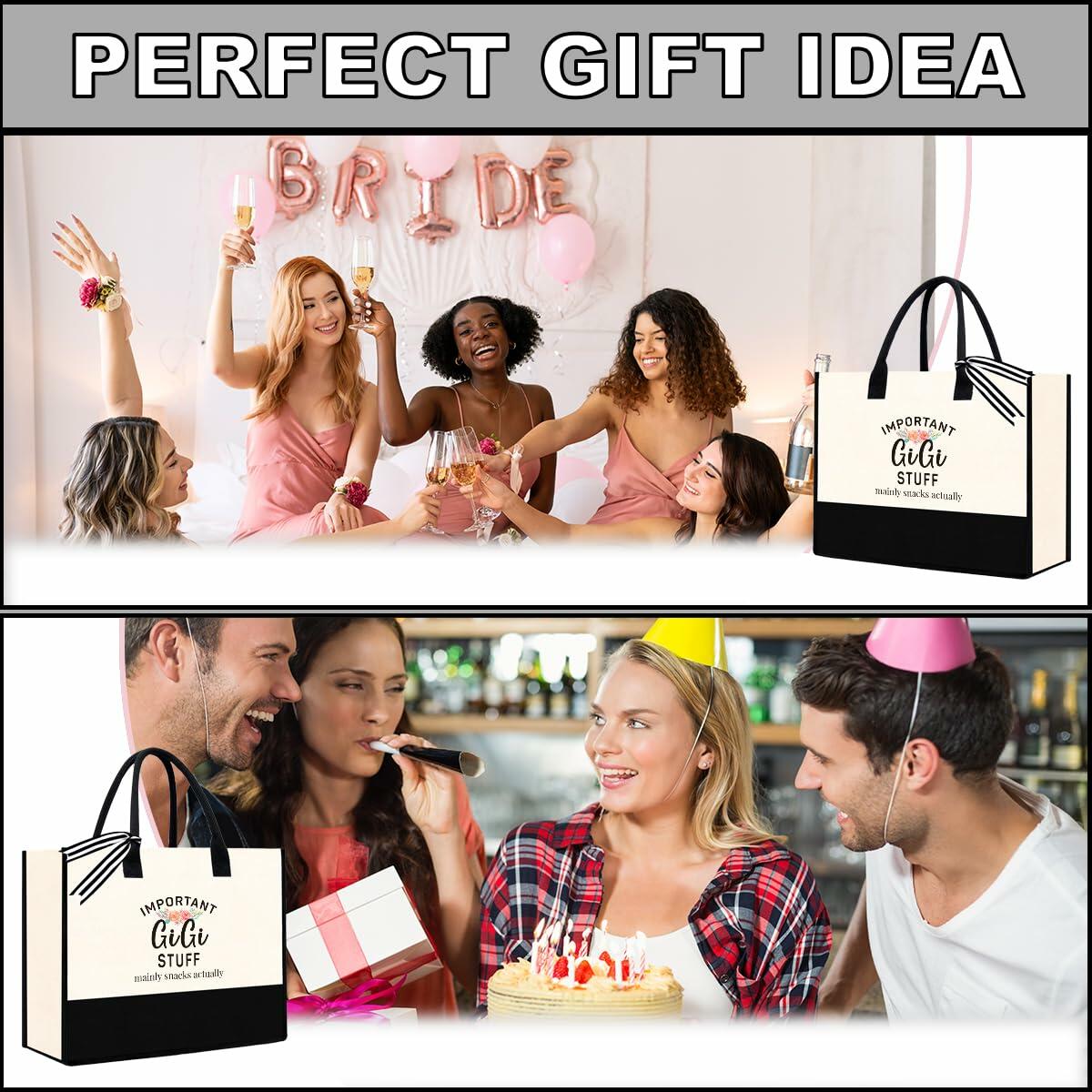 YUANHAO Gigi Gifts Large Tote Bag Shopping Grocery Utility Bag