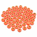M2cbridge Halloween Resin Candy Corn Mini Ghost Pumpkin Charms 3D 60pcs