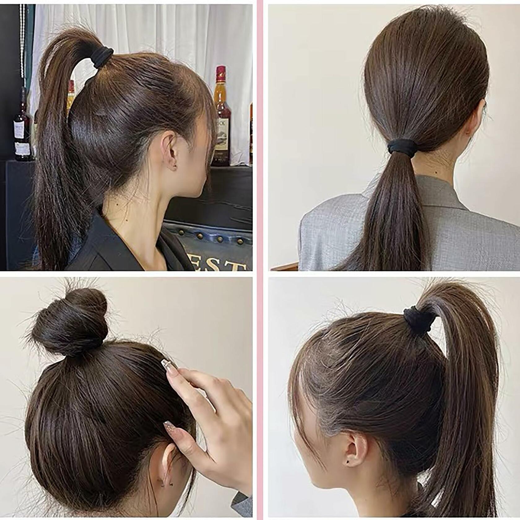 XXFBJNMD 20 Pcs Seamless Rubber Bands High Elasticity Soft Hair Bands HS