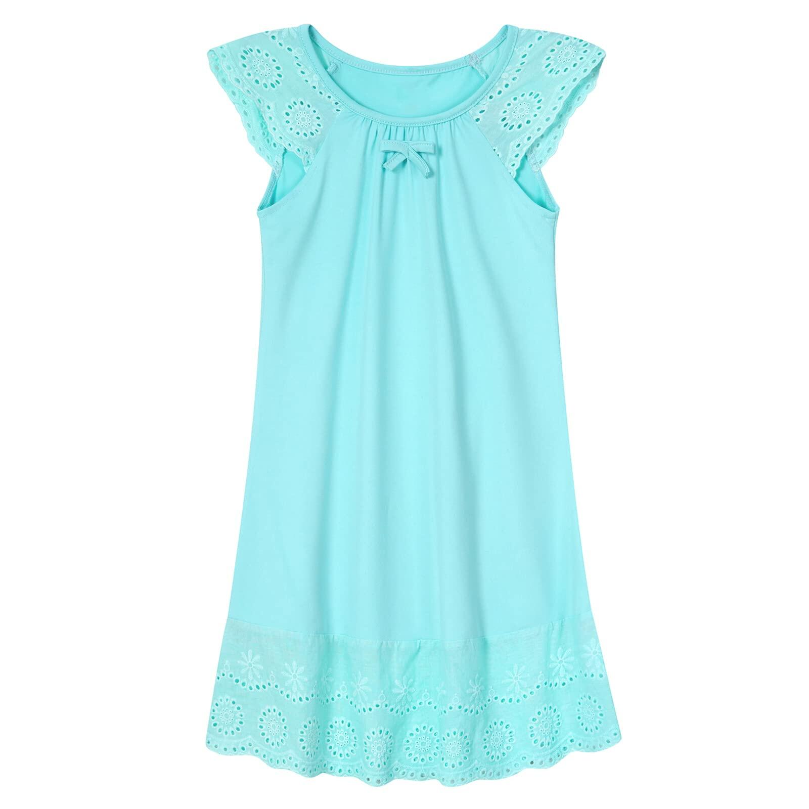Thanksgiving Girls Nightgown Orange Turkey Print Sleepwear Size 7-8