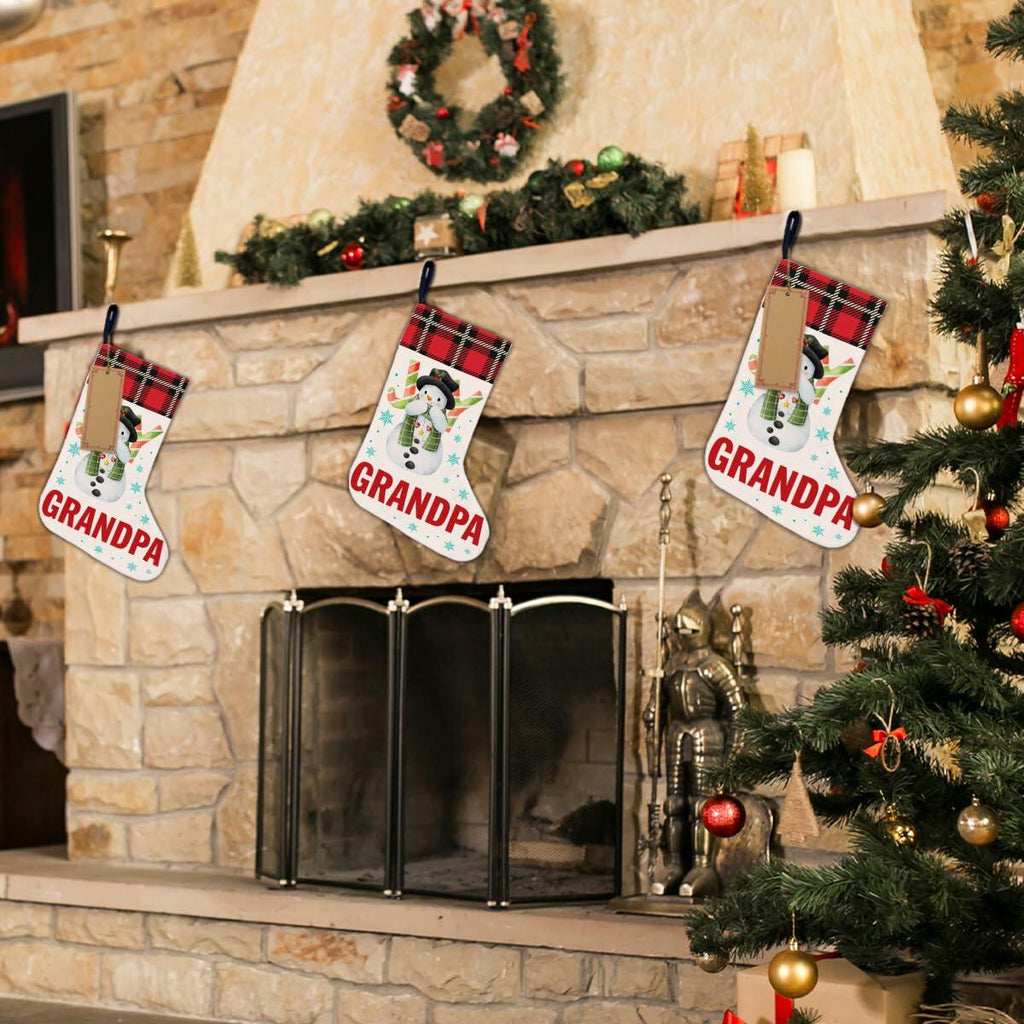 Best Cat Dad Ever Christmas Stocking Xmas Decoration 18x12 Inch