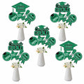 JOYMEMO Graduation Party Centerpiece Sticks 24pcs Teal Black 2025