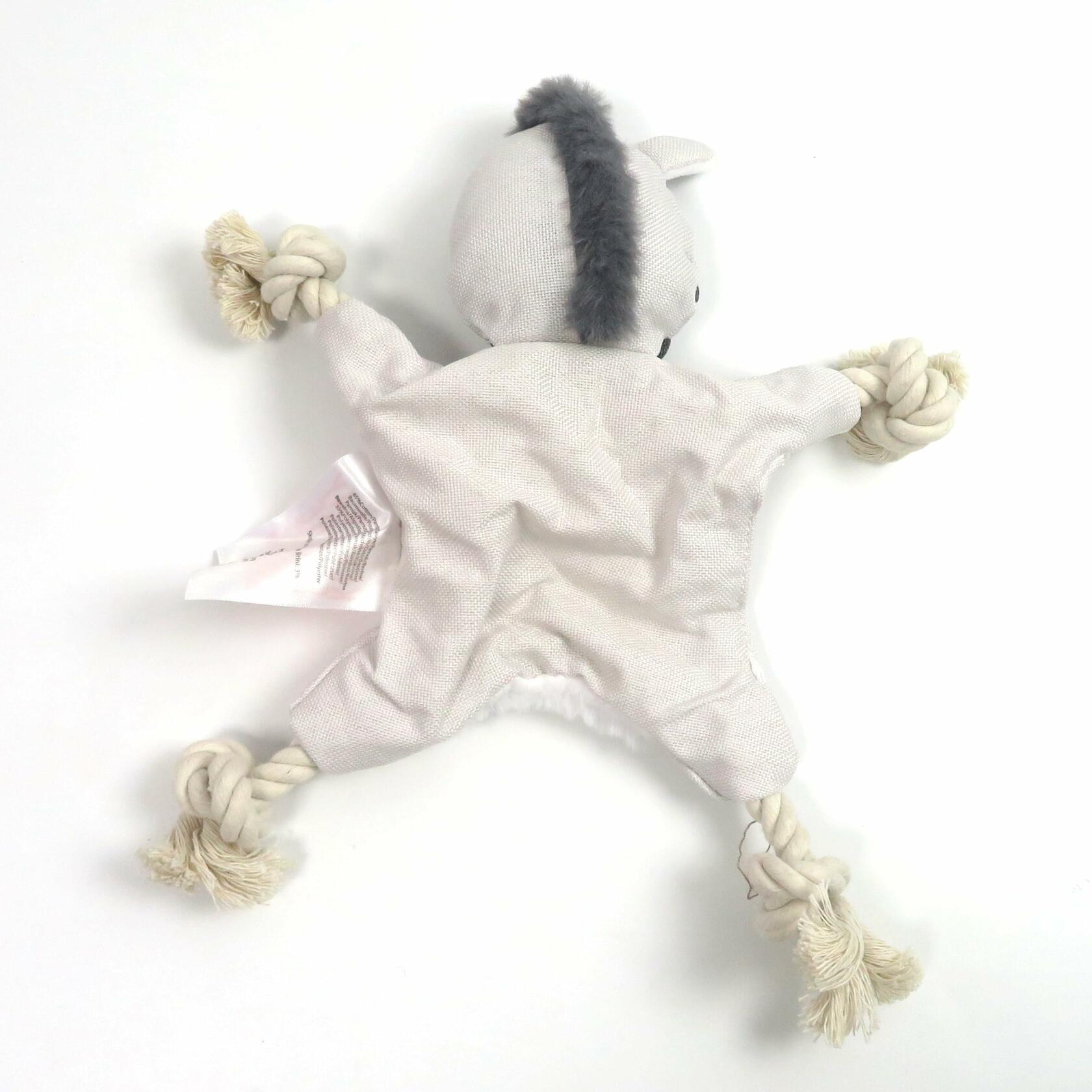 Their World Durable Interactive Dog Rope Toy Zebra Koala Bear