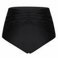 Hanna Nikole Women's High Waisted Tummy Control Bikini Bottom Black