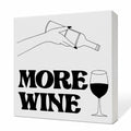 Bar Desk Decor Wooden Box Sign Wine Lover Gifts Home Kitchen Dining Room