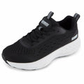 Khombu Women's Cohos Sneaker, Black/White, 9.5