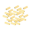 ccHuDE 50 Pcs Metal Brooch Pin Backings Safety Pin End Caps Gold