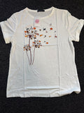Inber Women's Boho Wildflowers Graphic Crewneck T-Shirt Size L