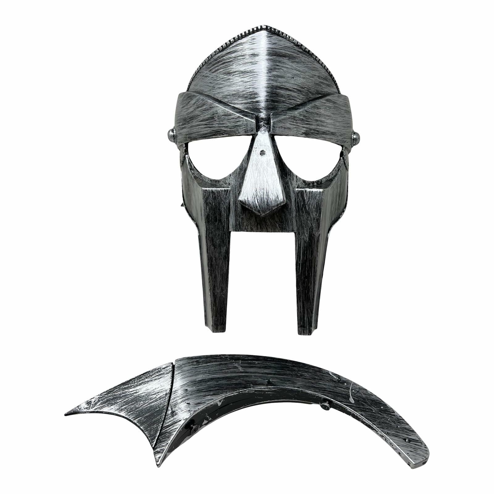 Cosmic Chameleon Spartan Helmet Men's Silver Medieval Armour King Leonidas
