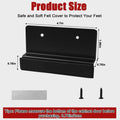 RSSCIIIUL Foot Pull for Trash Cabinet Drawer Full Overlay Black
