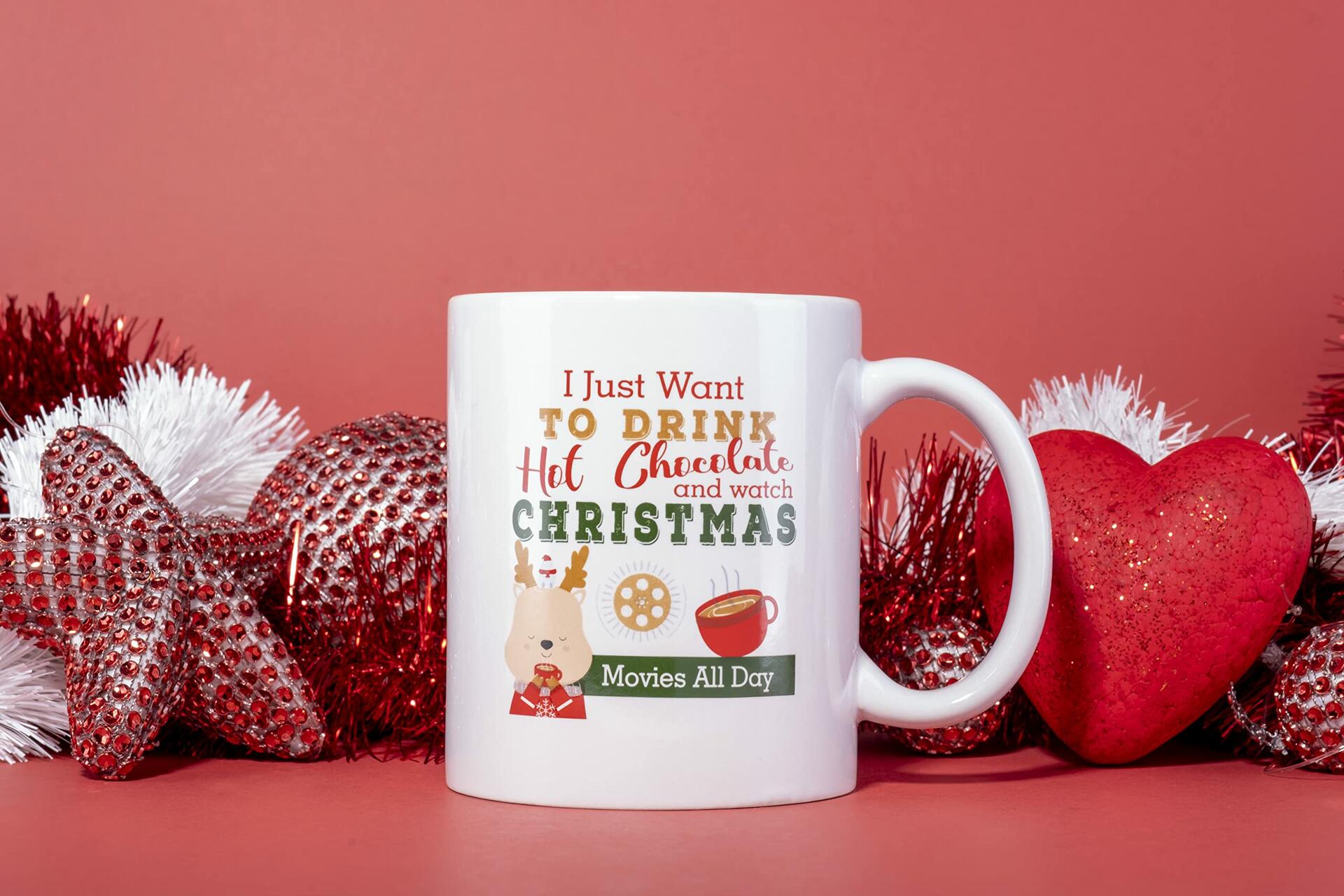 Tiberias Christmas Coffee Mug Ceramic Tea 11 Oz Holiday Gift Box