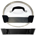 Pot Lid Wall Organizer Clips Stick-On 6" & 9" Sizes Pack of 2