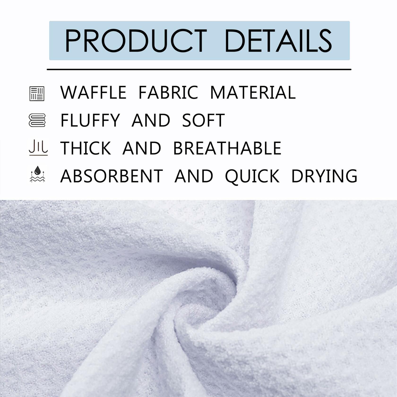 OFJE Boho Abstract Floral Kitchen Towels 16x24 Set of 2 Boho Retro Decor
