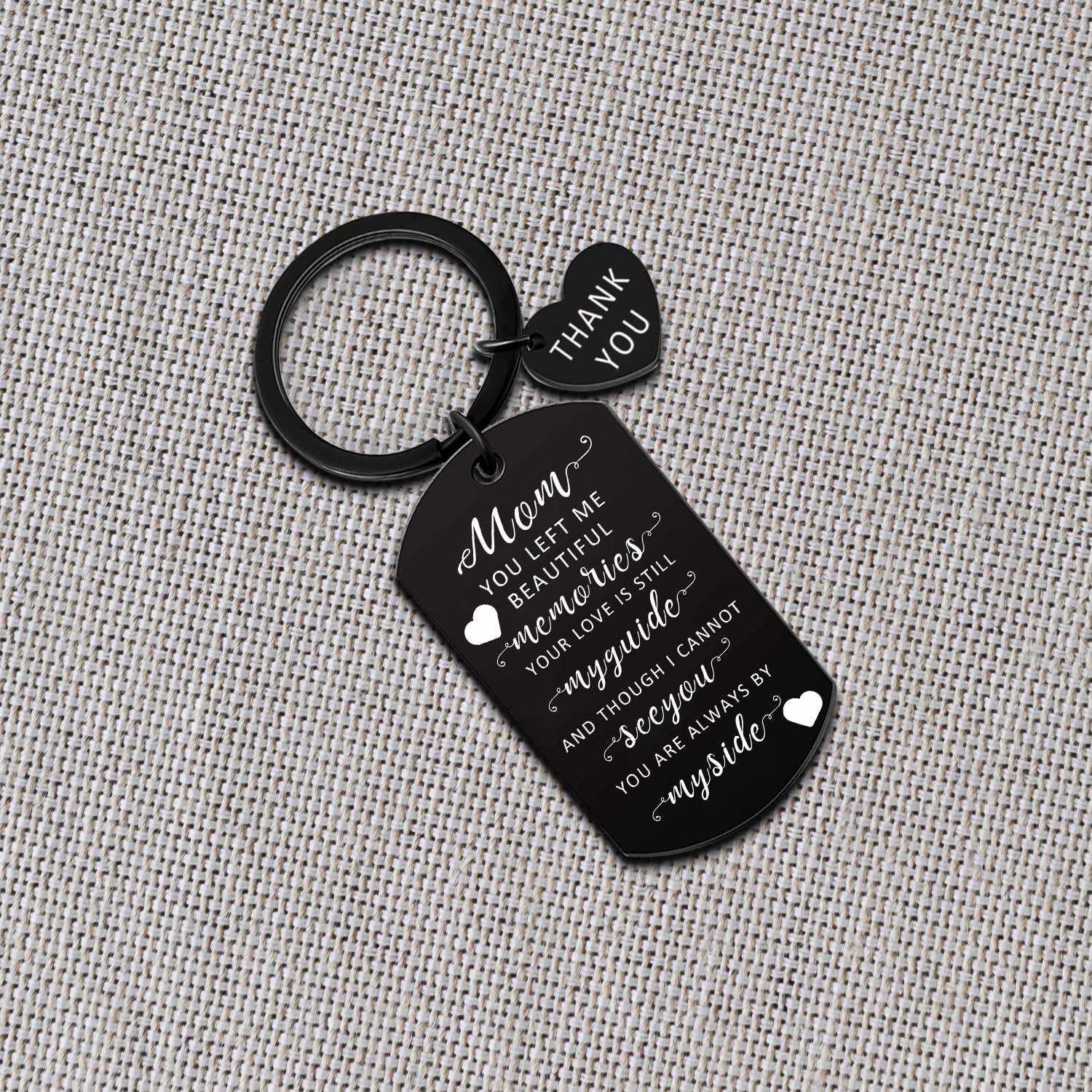 Potok Sympathy Gifts Keychain Loss of Mom Memorial Gift Eternal Love
