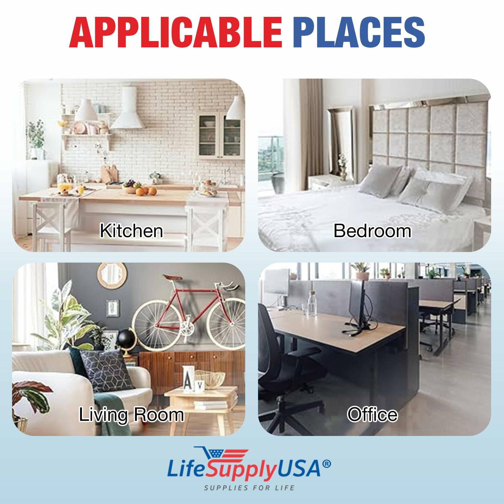 LifeSupplyUSA Humidifier Filter Replacement Pad Compatible Honeywell HAC-801