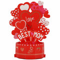 Lmcheny 3D Pop Up Best Mom Birthday Mother's Day Greeting Card