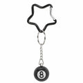TRIWORKS Keychain Star Heart Pink Butterfly 8 Ball Dice Strawberry Charm