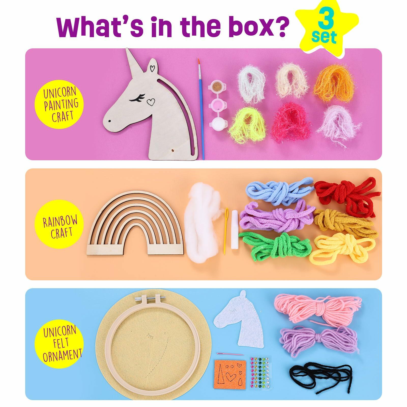 LAOESE Unicorn Sewing Craft Kit for Kids Ages 8-12 - Arts & Crafts Gift
