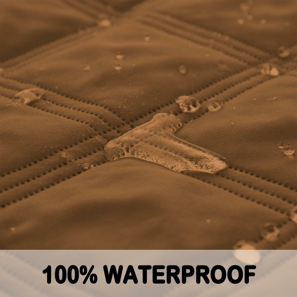 fuguitex Waterproof Reversible Dog Blanket Brown Size 30x53