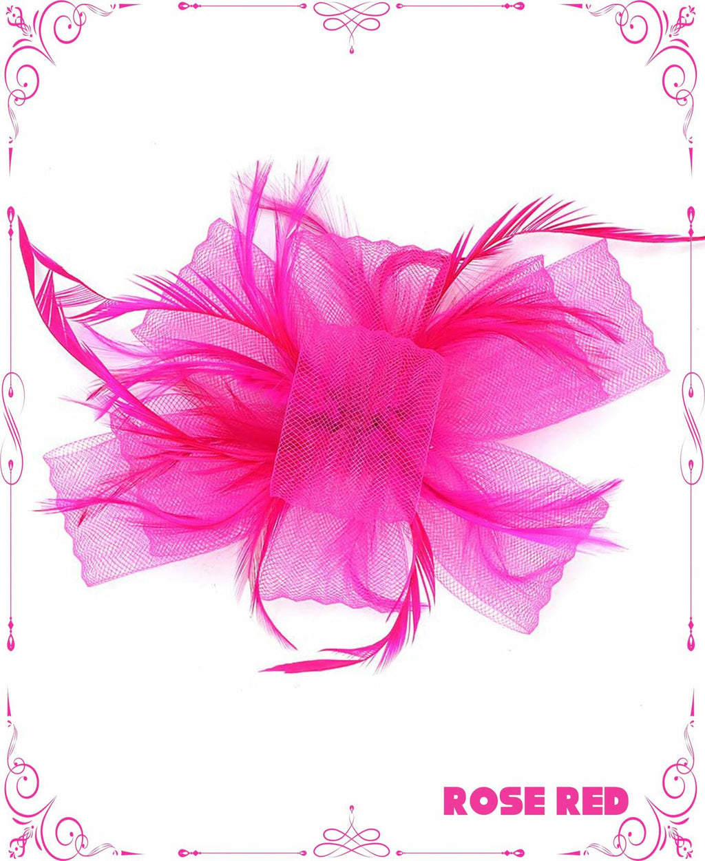 Kidukso Derby Hat Women Vintage 20s 50s Fascinator Headband Clip Black