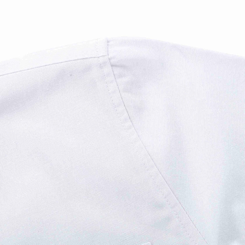 Bienzoe Boys Long Sleeve Button Down Shirt White Size 14