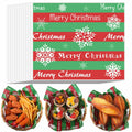 Tenceur Christmas Wax Paper Sheets Winter Printed 150 Pcs