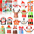 ZOIIWA Christmas Craft DIY Kit 16 Pack Paper Cups Xmas Holiday Supplies