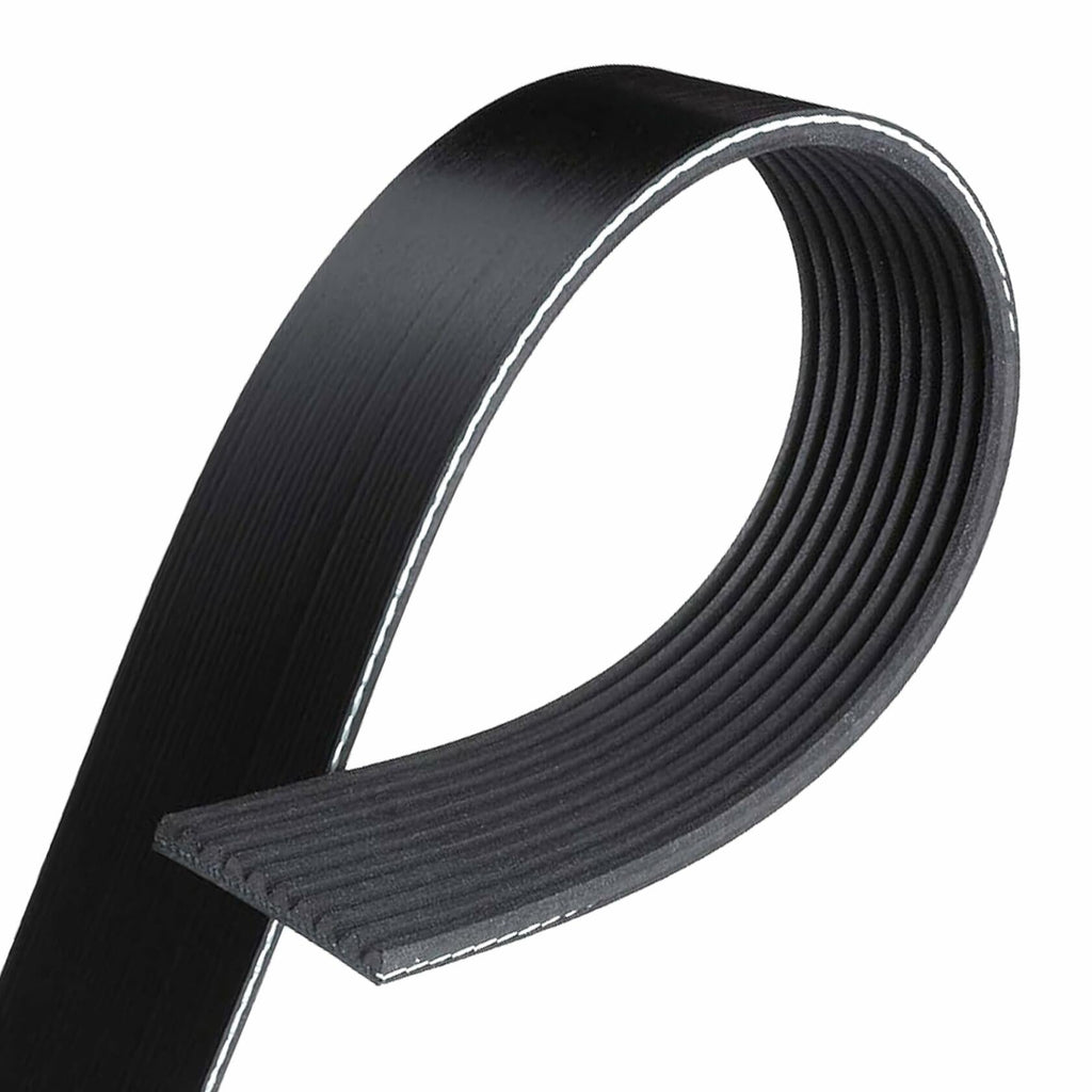 PartsBroz K070644 Micro-V Serpentine Drive Belt Compatible BMW Black