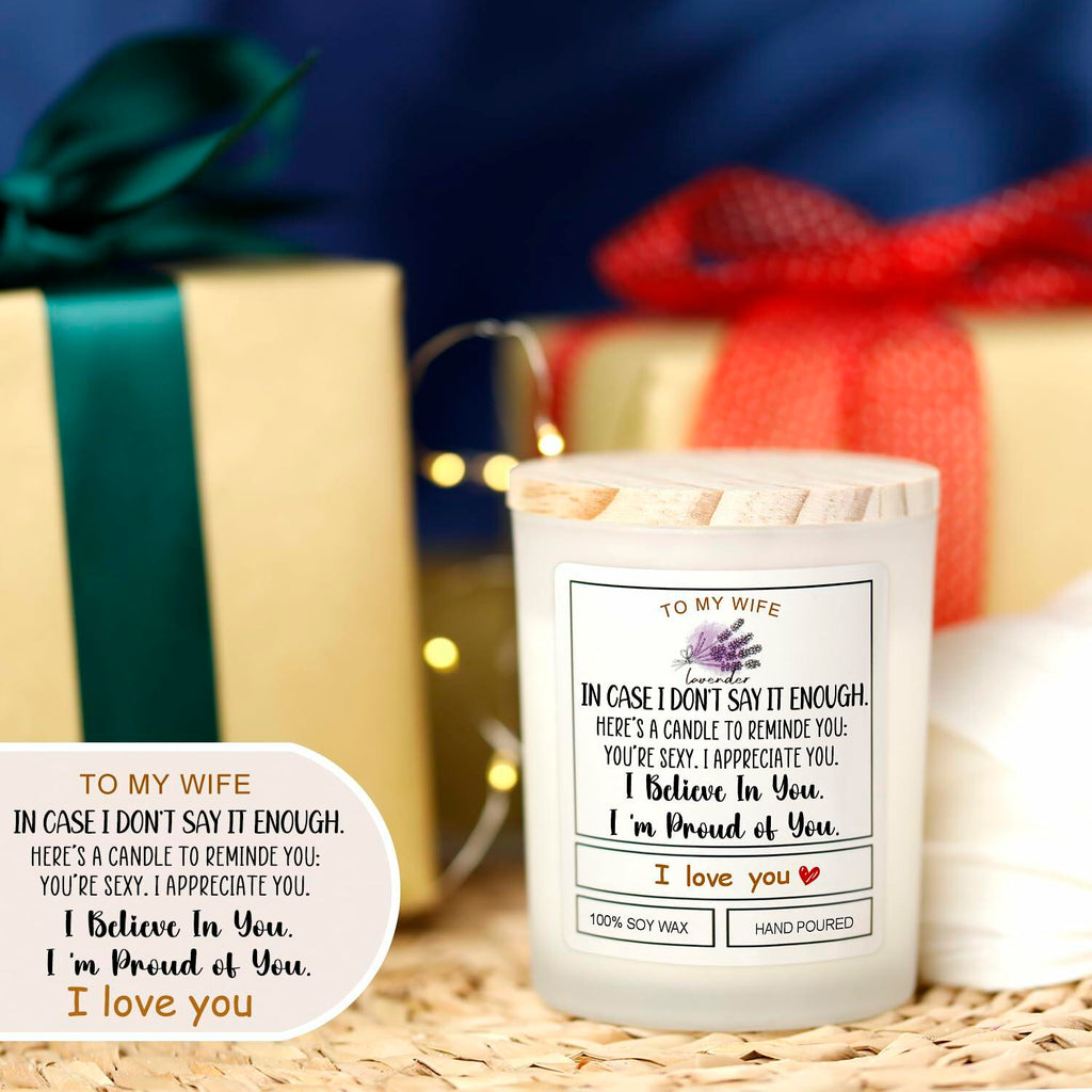 [Like New] Romantic Candle Gift for Wife Valentines Birthday Anniversary Gift