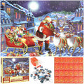DBPBToU 1000pcs Christmas Caribou Jigsaw Puzzle Unique Pieces for Adults