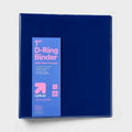 Up & up Durable Ring Binder Clear View Blue 1 Inch