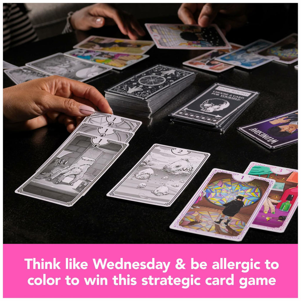 Spin Master Games Wednesday Card Game Premium Foil Cards 3-10 Players 10+