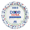 Dixie Ultra Plates 7" Americana 40ct Disposable Paper Dinnerware