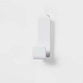 Brightroom Pegboard Single Hooks Adjustable Storage White Set of 2 Plastic