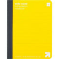 up&up Wide Ruled Yellow Composition Notebook 7.5x9.75 70 Pages Hard Cover