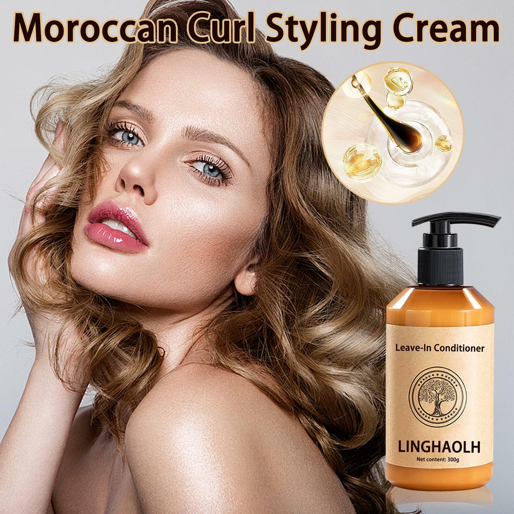[Like New] LingHaoLH Moroccan Oil Leave-In Conditioner & Curl Defining Cream 300ML