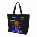 Generic Zeta 1920 Tote Bag Foldable Canvas Travel Shopping Storage Bag One Size