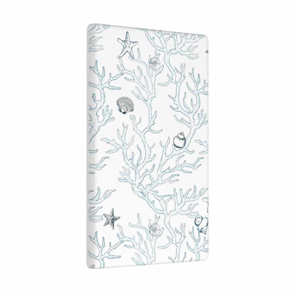 romyessen Ocean Coral Light Switch Cover Decorative Wall Plate Standard Size