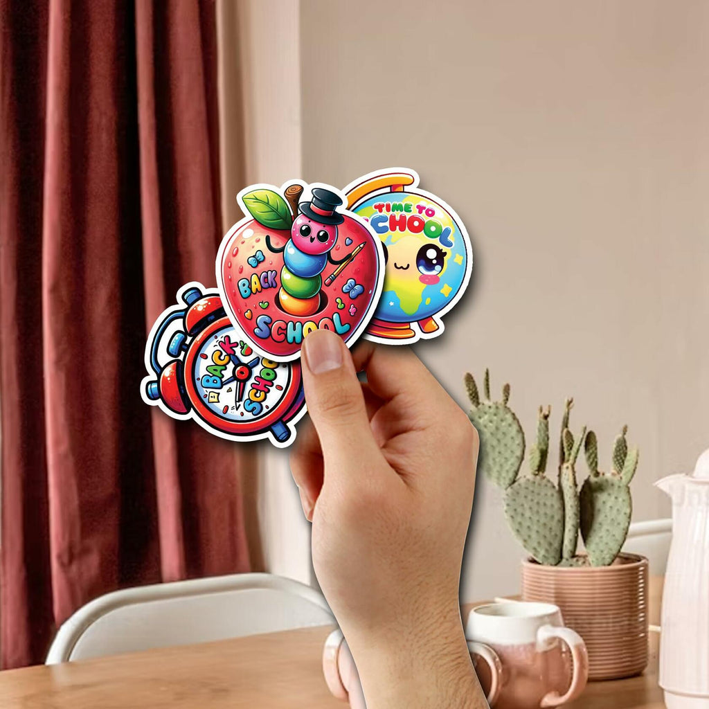 WESILY 50 PCS Summer Teacher Reward Waterproof Vinyl Stickers Cute Beach